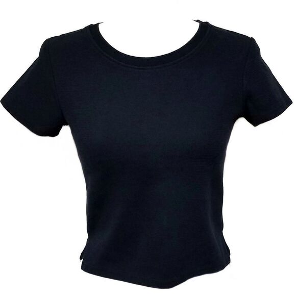 ZARA Outfit Black High Rise Jeans Cropped T-shirt - Picture 2 of 8